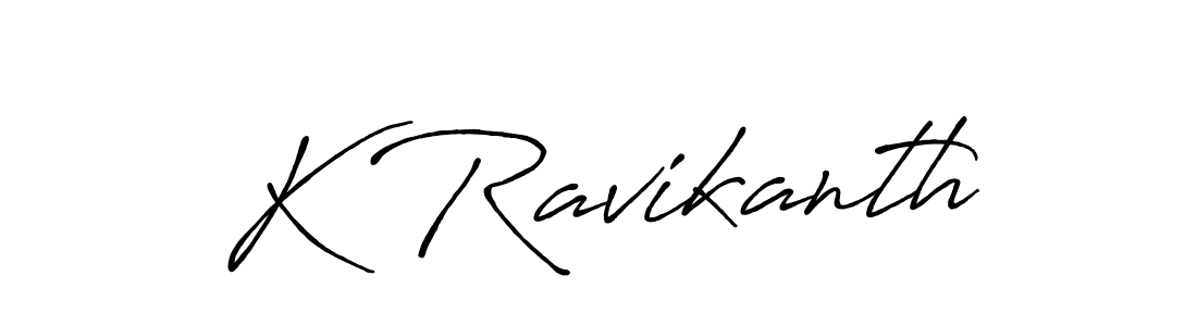 Make a beautiful signature design for name K Ravikanth. Use this online signature maker to create a handwritten signature for free. K Ravikanth signature style 7 images and pictures png