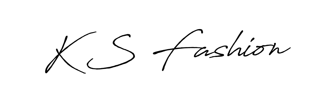 Also we have K S Fashion name is the best signature style. Create professional handwritten signature collection using Antro_Vectra_Bolder autograph style. K S Fashion signature style 7 images and pictures png