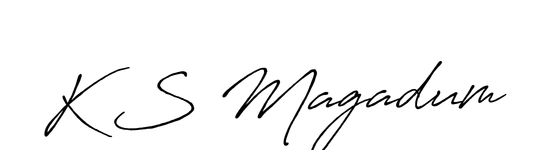 Best and Professional Signature Style for K S Magadum. Antro_Vectra_Bolder Best Signature Style Collection. K S Magadum signature style 7 images and pictures png