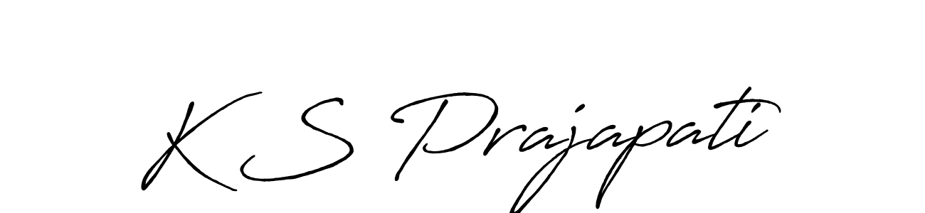 Similarly Antro_Vectra_Bolder is the best handwritten signature design. Signature creator online .You can use it as an online autograph creator for name K S Prajapati. K S Prajapati signature style 7 images and pictures png