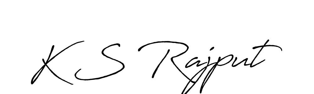 Also we have K S Rajput name is the best signature style. Create professional handwritten signature collection using Antro_Vectra_Bolder autograph style. K S Rajput signature style 7 images and pictures png