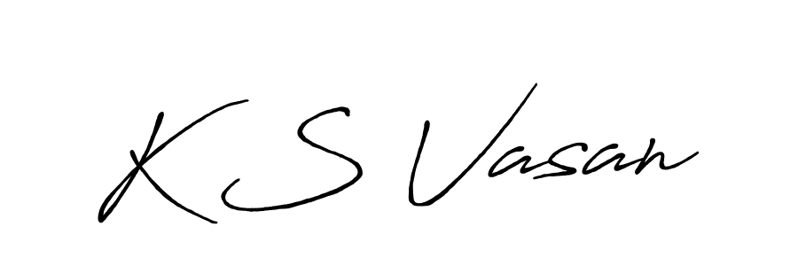 Best and Professional Signature Style for K S Vasan. Antro_Vectra_Bolder Best Signature Style Collection. K S Vasan signature style 7 images and pictures png