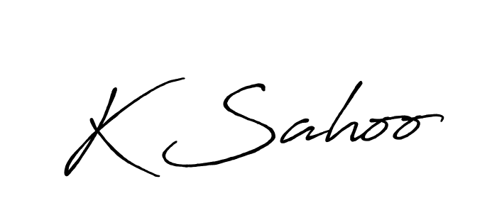 You can use this online signature creator to create a handwritten signature for the name K Sahoo. This is the best online autograph maker. K Sahoo signature style 7 images and pictures png