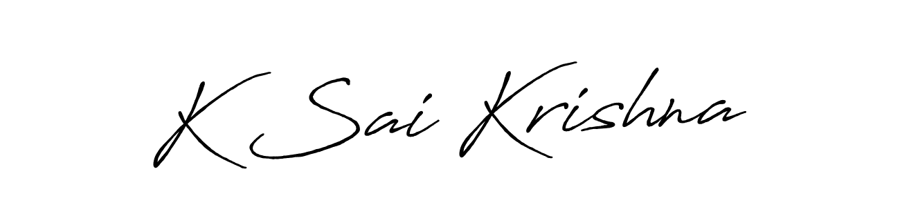 How to Draw K Sai Krishna signature style? Antro_Vectra_Bolder is a latest design signature styles for name K Sai Krishna. K Sai Krishna signature style 7 images and pictures png