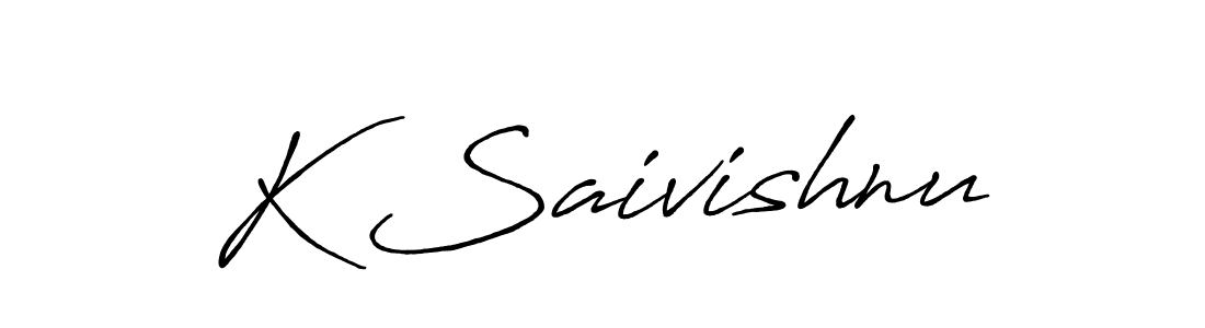 You can use this online signature creator to create a handwritten signature for the name K Saivishnu. This is the best online autograph maker. K Saivishnu signature style 7 images and pictures png