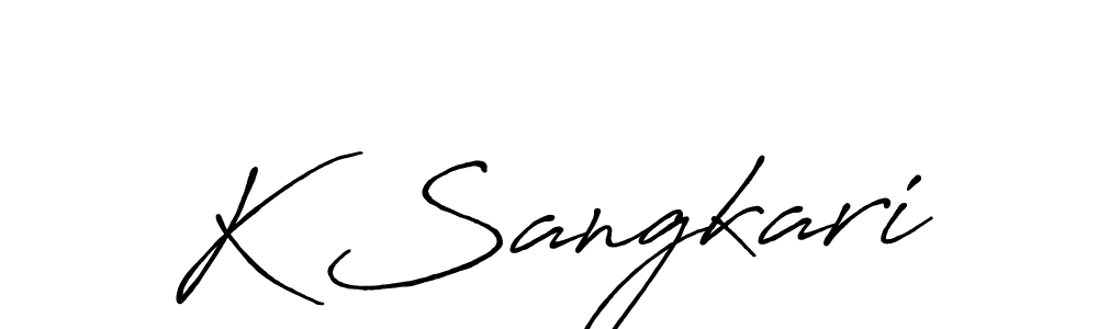 Make a short K Sangkari signature style. Manage your documents anywhere anytime using Antro_Vectra_Bolder. Create and add eSignatures, submit forms, share and send files easily. K Sangkari signature style 7 images and pictures png