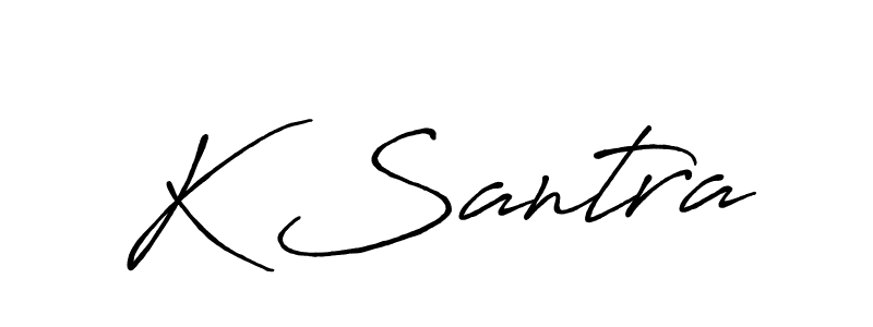 Similarly Antro_Vectra_Bolder is the best handwritten signature design. Signature creator online .You can use it as an online autograph creator for name K Santra. K Santra signature style 7 images and pictures png