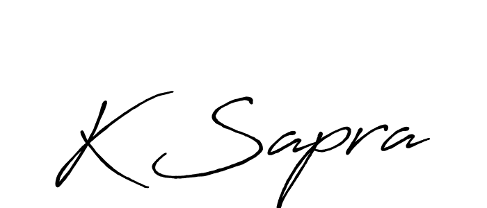 Make a short K Sapra signature style. Manage your documents anywhere anytime using Antro_Vectra_Bolder. Create and add eSignatures, submit forms, share and send files easily. K Sapra signature style 7 images and pictures png