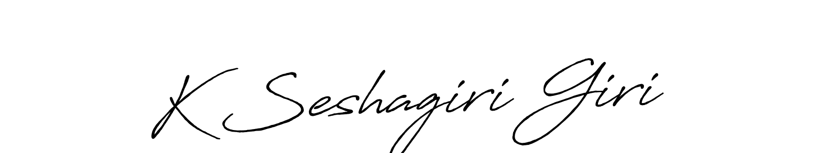 How to make K Seshagiri Giri signature? Antro_Vectra_Bolder is a professional autograph style. Create handwritten signature for K Seshagiri Giri name. K Seshagiri Giri signature style 7 images and pictures png