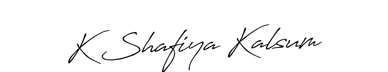 Check out images of Autograph of K Shafiya Kalsum name. Actor K Shafiya Kalsum Signature Style. Antro_Vectra_Bolder is a professional sign style online. K Shafiya Kalsum signature style 7 images and pictures png