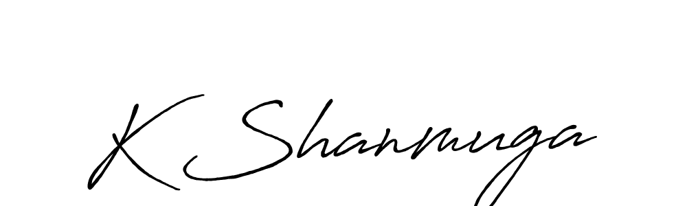 Similarly Antro_Vectra_Bolder is the best handwritten signature design. Signature creator online .You can use it as an online autograph creator for name K Shanmuga. K Shanmuga signature style 7 images and pictures png