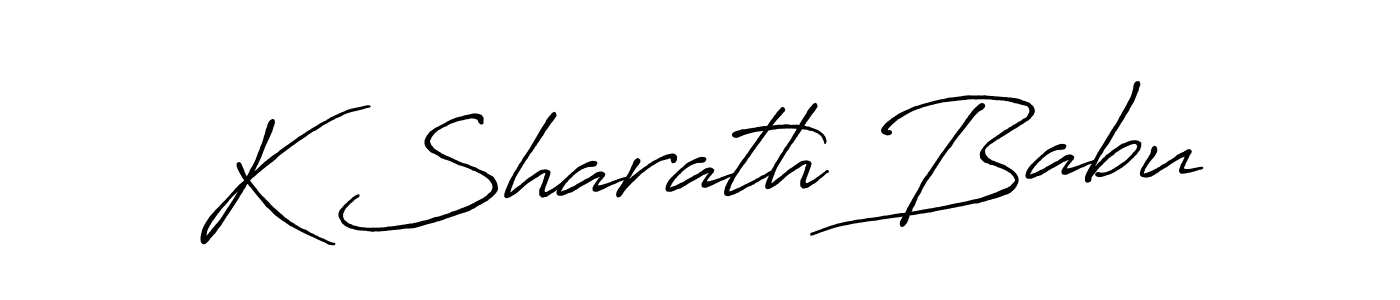 Also we have K Sharath Babu name is the best signature style. Create professional handwritten signature collection using Antro_Vectra_Bolder autograph style. K Sharath Babu signature style 7 images and pictures png