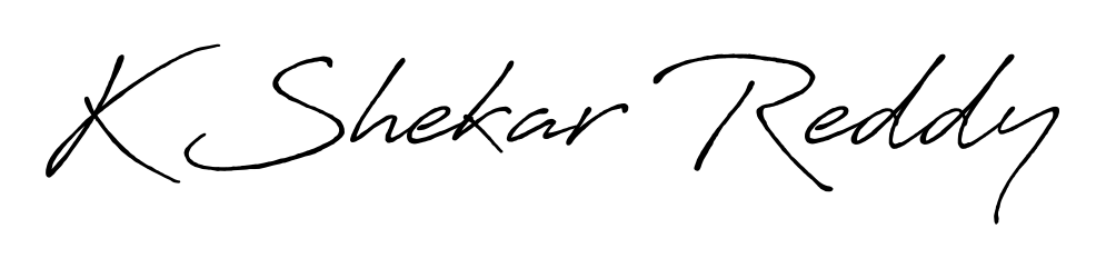 The Antro_Vectra_Bolder typeface gives name K Shekar Reddy a refined look. Suitable for certificates, diplomas, and official verification. K Shekar Reddy signature style 7 images and pictures png