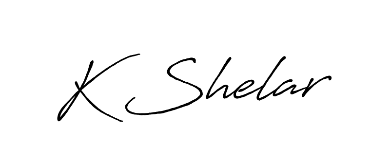 You should practise on your own different ways (Antro_Vectra_Bolder) to write your name (K Shelar) in signature. don't let someone else do it for you. K Shelar signature style 7 images and pictures png