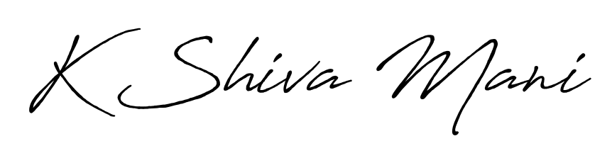 Practice writing K Shiva Mani with the flow of Antro_Vectra_Bolder lettering. A fantastic source of inspiration for developing your personal signature style. K Shiva Mani signature style 7 images and pictures png