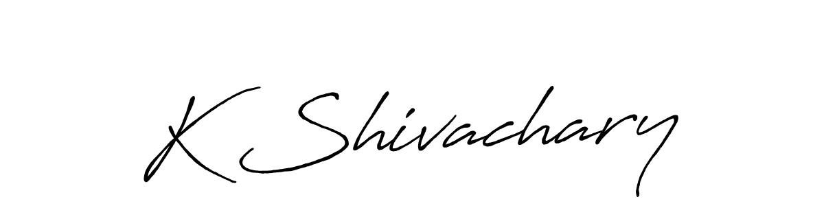 Make a beautiful signature design for name K Shivachary. Use this online signature maker to create a handwritten signature for free. K Shivachary signature style 7 images and pictures png