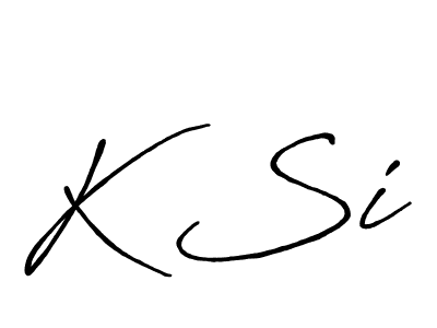 Here are the top 10 professional signature styles for the name K Si. These are the best autograph styles you can use for your name. K Si signature style 7 images and pictures png