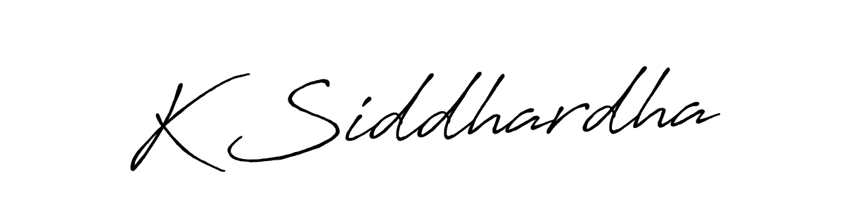 Also we have K Siddhardha name is the best signature style. Create professional handwritten signature collection using Antro_Vectra_Bolder autograph style. K Siddhardha signature style 7 images and pictures png