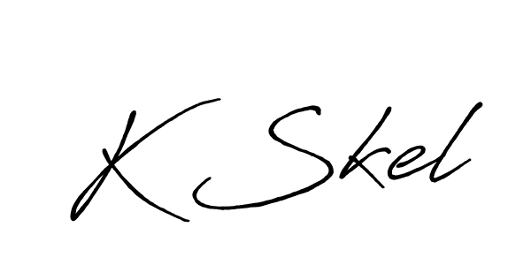 Here are the top 10 professional signature styles for the name K Skel. These are the best autograph styles you can use for your name. K Skel signature style 7 images and pictures png