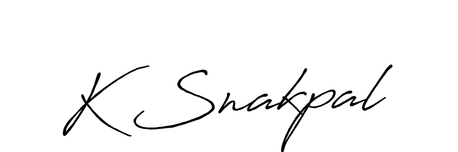 How to Draw K Snakpal signature style? Antro_Vectra_Bolder is a latest design signature styles for name K Snakpal. K Snakpal signature style 7 images and pictures png