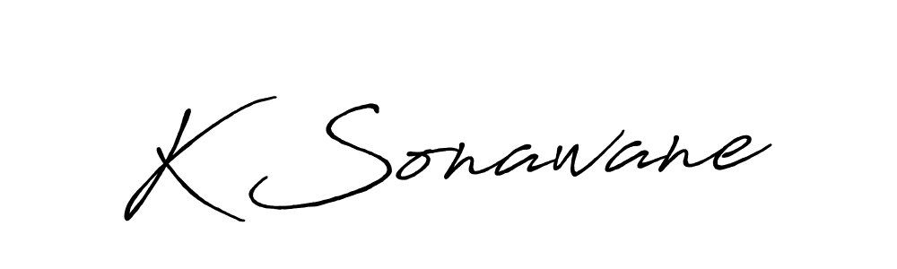 You should practise on your own different ways (Antro_Vectra_Bolder) to write your name (K Sonawane) in signature. don't let someone else do it for you. K Sonawane signature style 7 images and pictures png