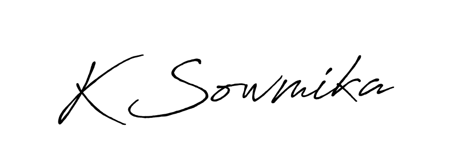 if you are searching for the best signature style for your name K Sowmika. so please give up your signature search. here we have designed multiple signature styles  using Antro_Vectra_Bolder. K Sowmika signature style 7 images and pictures png