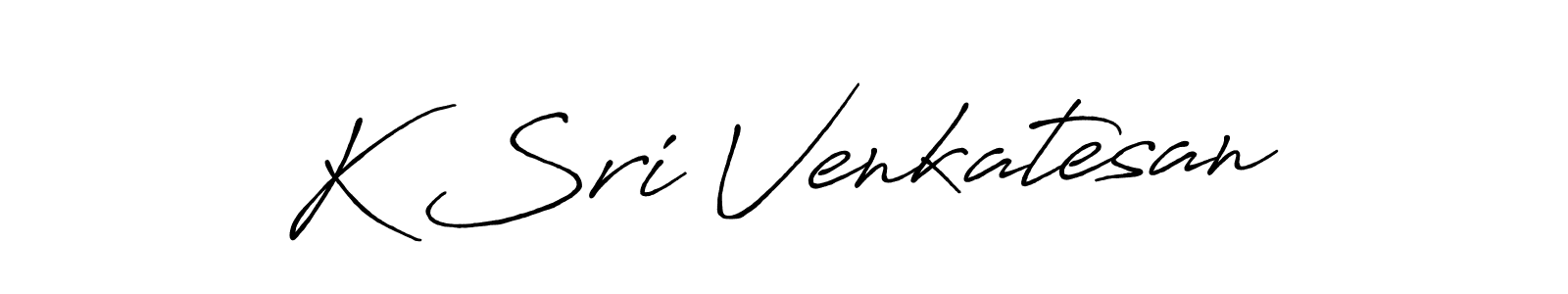 Also we have K Sri Venkatesan name is the best signature style. Create professional handwritten signature collection using Antro_Vectra_Bolder autograph style. K Sri Venkatesan signature style 7 images and pictures png