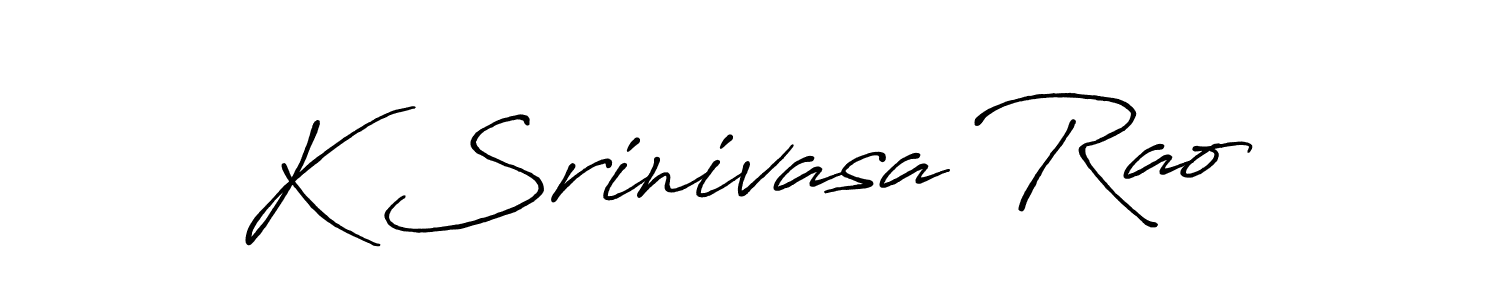 It looks lik you need a new signature style for name K Srinivasa Rao. Design unique handwritten (Antro_Vectra_Bolder) signature with our free signature maker in just a few clicks. K Srinivasa Rao signature style 7 images and pictures png