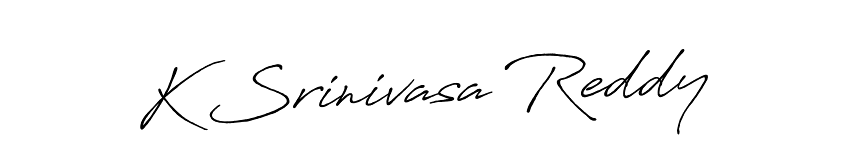 The best way (Antro_Vectra_Bolder) to make a short signature is to pick only two or three words in your name. The name K Srinivasa Reddy include a total of six letters. For converting this name. K Srinivasa Reddy signature style 7 images and pictures png