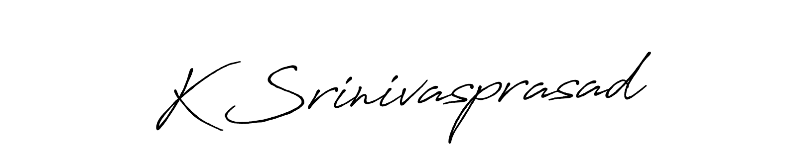 Also You can easily find your signature by using the search form. We will create K Srinivasprasad name handwritten signature images for you free of cost using Antro_Vectra_Bolder sign style. K Srinivasprasad signature style 7 images and pictures png