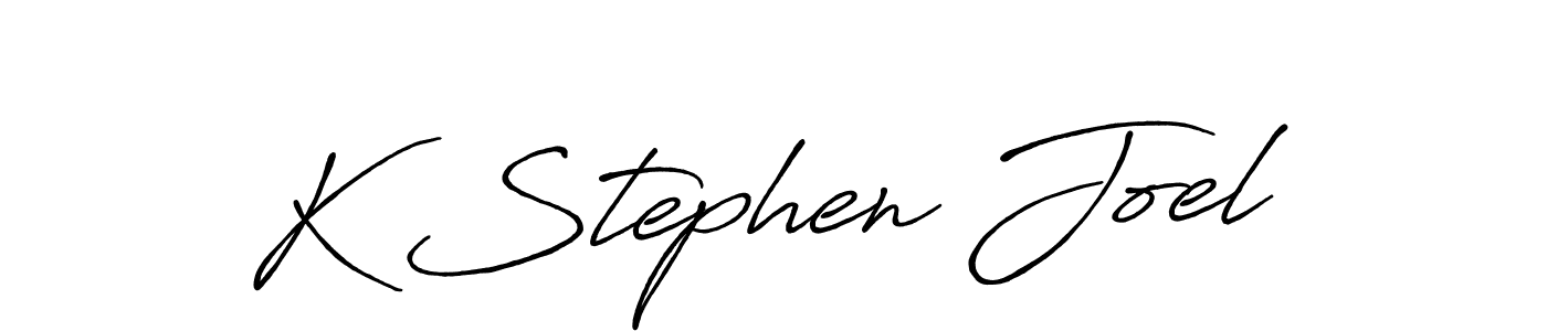 Once you've used our free online signature maker to create your best signature Antro_Vectra_Bolder style, it's time to enjoy all of the benefits that K Stephen Joel name signing documents. K Stephen Joel signature style 7 images and pictures png