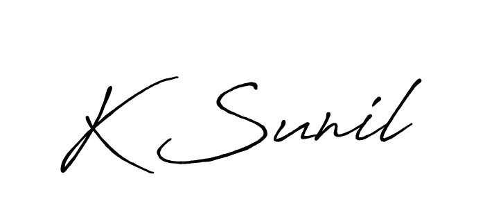 You can use this online signature creator to create a handwritten signature for the name K Sunil. This is the best online autograph maker. K Sunil signature style 7 images and pictures png
