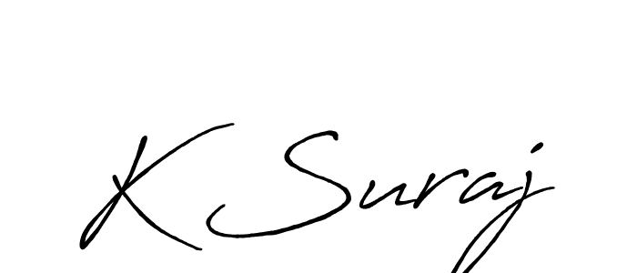 Once you've used our free online signature maker to create your best signature Antro_Vectra_Bolder style, it's time to enjoy all of the benefits that K Suraj name signing documents. K Suraj signature style 7 images and pictures png