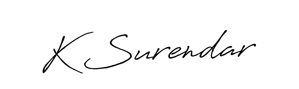 See photos of K Surendar official signature by Spectra . Check more albums & portfolios. Read reviews & check more about Antro_Vectra_Bolder font. K Surendar signature style 7 images and pictures png