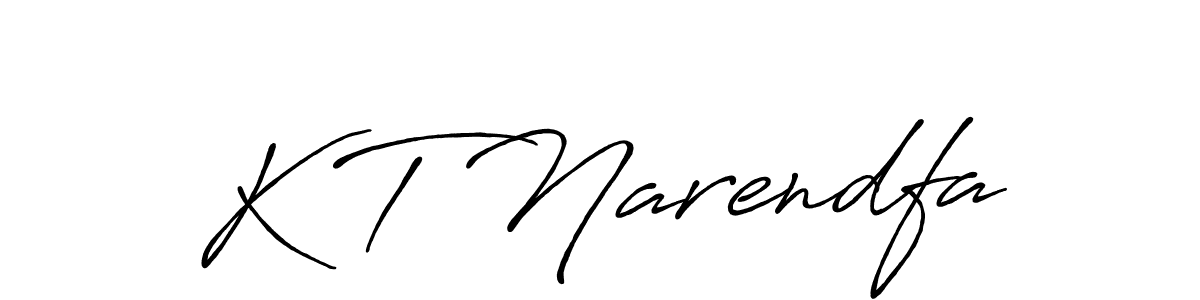 It looks lik you need a new signature style for name K T Narendfa. Design unique handwritten (Antro_Vectra_Bolder) signature with our free signature maker in just a few clicks. K T Narendfa signature style 7 images and pictures png
