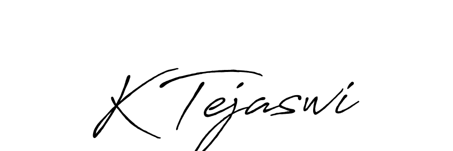 Also You can easily find your signature by using the search form. We will create K Tejaswi name handwritten signature images for you free of cost using Antro_Vectra_Bolder sign style. K Tejaswi signature style 7 images and pictures png