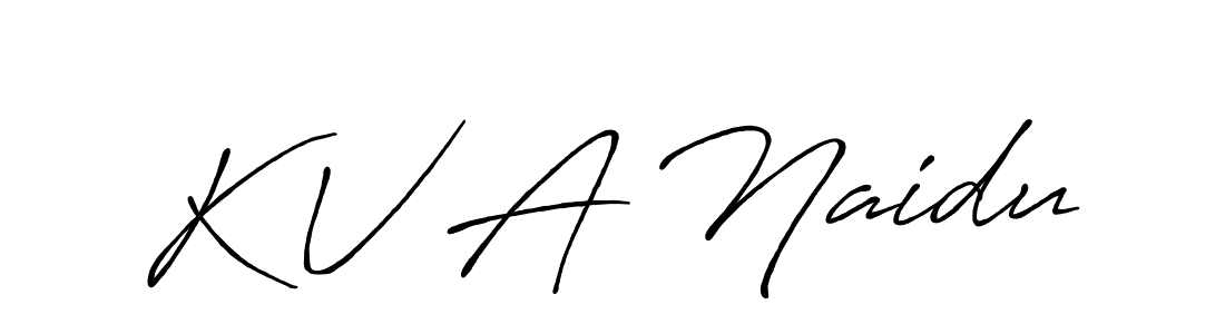 Make a beautiful signature design for name K V A Naidu. Use this online signature maker to create a handwritten signature for free. K V A Naidu signature style 7 images and pictures png