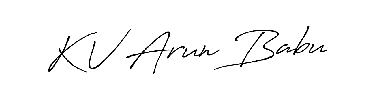 Here are the top 10 professional signature styles for the name K V Arun Babu. These are the best autograph styles you can use for your name. K V Arun Babu signature style 7 images and pictures png
