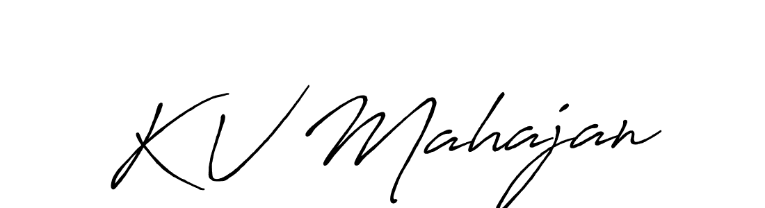 You should practise on your own different ways (Antro_Vectra_Bolder) to write your name (K V Mahajan) in signature. don't let someone else do it for you. K V Mahajan signature style 7 images and pictures png