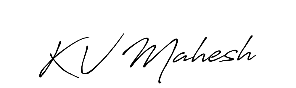 Best and Professional Signature Style for K V Mahesh. Antro_Vectra_Bolder Best Signature Style Collection. K V Mahesh signature style 7 images and pictures png