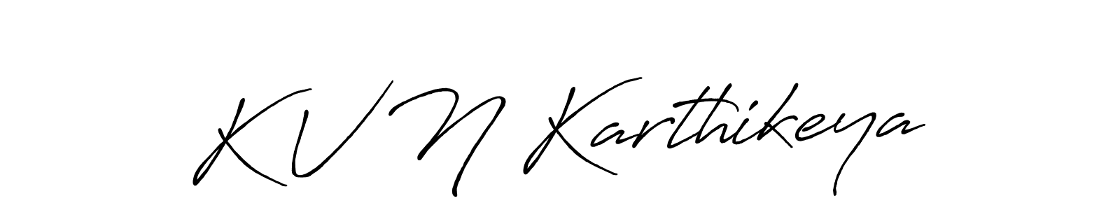 This is the best signature style for the K V N Karthikeya name. Also you like these signature font (Antro_Vectra_Bolder). Mix name signature. K V N Karthikeya signature style 7 images and pictures png