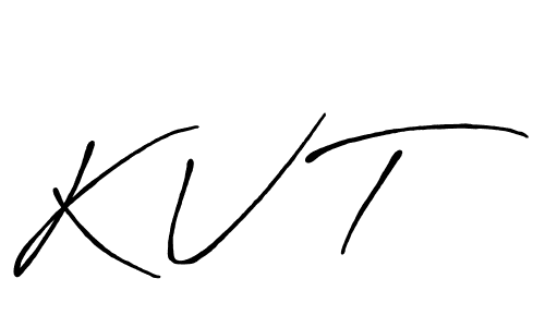 It looks lik you need a new signature style for name K V T. Design unique handwritten (Antro_Vectra_Bolder) signature with our free signature maker in just a few clicks. K V T signature style 7 images and pictures png