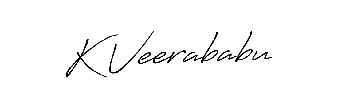 Antro_Vectra_Bolder is a professional signature style that is perfect for those who want to add a touch of class to their signature. It is also a great choice for those who want to make their signature more unique. Get K Veerababu name to fancy signature for free. K Veerababu signature style 7 images and pictures png