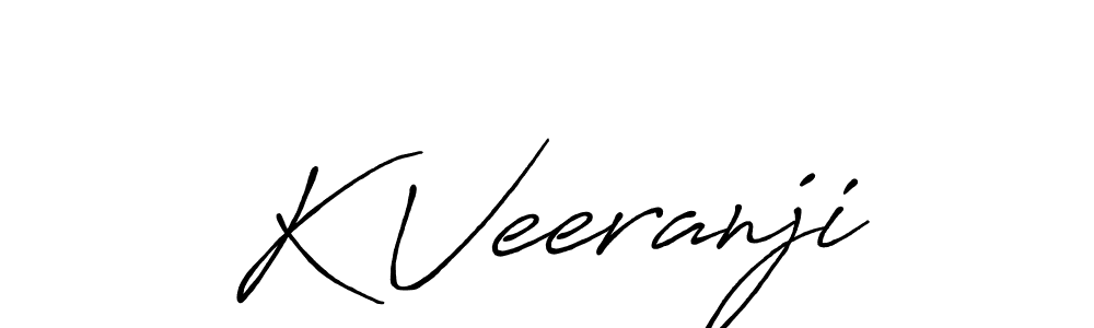 How to Draw K Veeranji signature style? Antro_Vectra_Bolder is a latest design signature styles for name K Veeranji. K Veeranji signature style 7 images and pictures png
