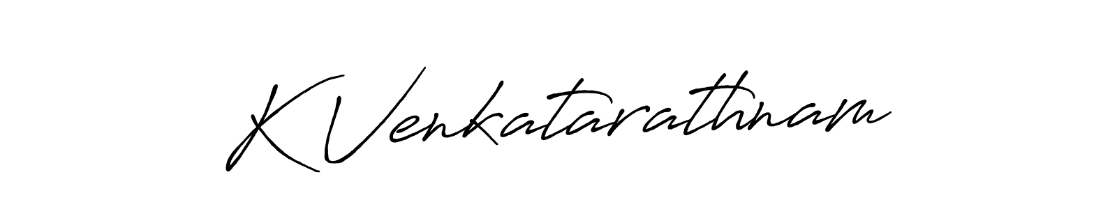 Design your own signature with our free online signature maker. With this signature software, you can create a handwritten (Antro_Vectra_Bolder) signature for name K Venkatarathnam. K Venkatarathnam signature style 7 images and pictures png