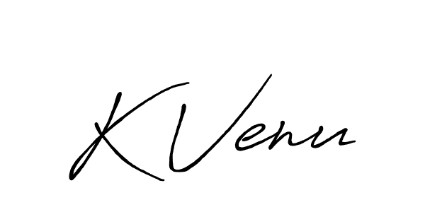 Use a signature maker to create a handwritten signature online. With this signature software, you can design (Antro_Vectra_Bolder) your own signature for name K Venu. K Venu signature style 7 images and pictures png