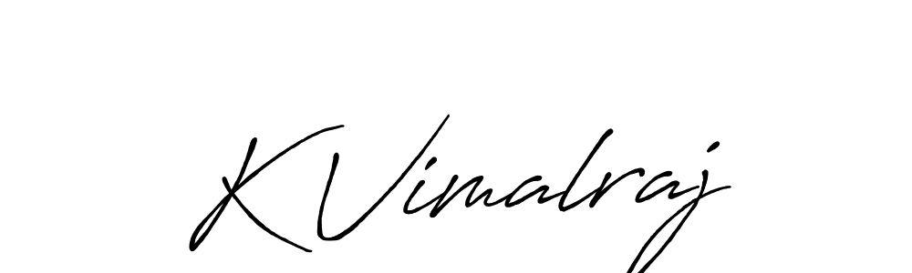 Once you've used our free online signature maker to create your best signature Antro_Vectra_Bolder style, it's time to enjoy all of the benefits that K Vimalraj name signing documents. K Vimalraj signature style 7 images and pictures png