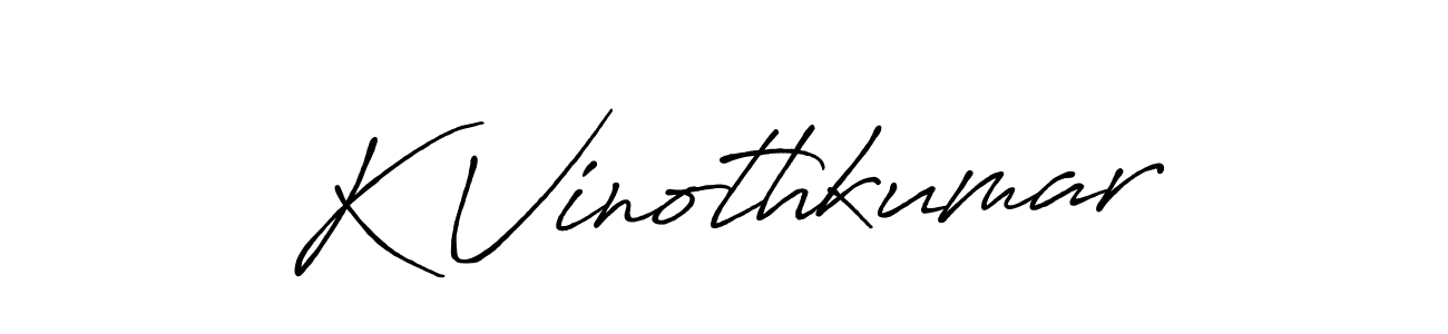 Make a short K Vinothkumar signature style. Manage your documents anywhere anytime using Antro_Vectra_Bolder. Create and add eSignatures, submit forms, share and send files easily. K Vinothkumar signature style 7 images and pictures png