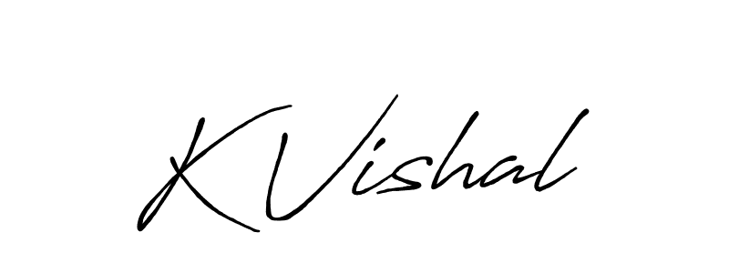 Once you've used our free online signature maker to create your best signature Antro_Vectra_Bolder style, it's time to enjoy all of the benefits that K Vishal name signing documents. K Vishal signature style 7 images and pictures png