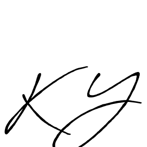 if you are searching for the best signature style for your name K Y. so please give up your signature search. here we have designed multiple signature styles  using Antro_Vectra_Bolder. K Y signature style 7 images and pictures png